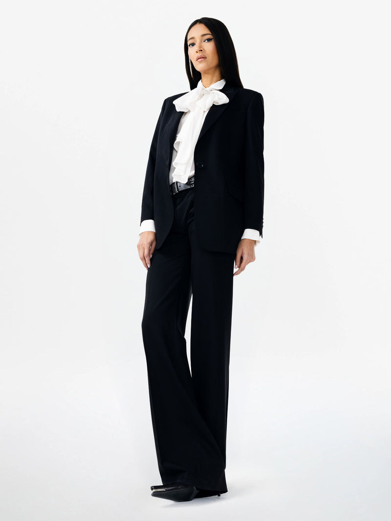 STRAIGHT LOW-WAISTED MASCULINE PANTS